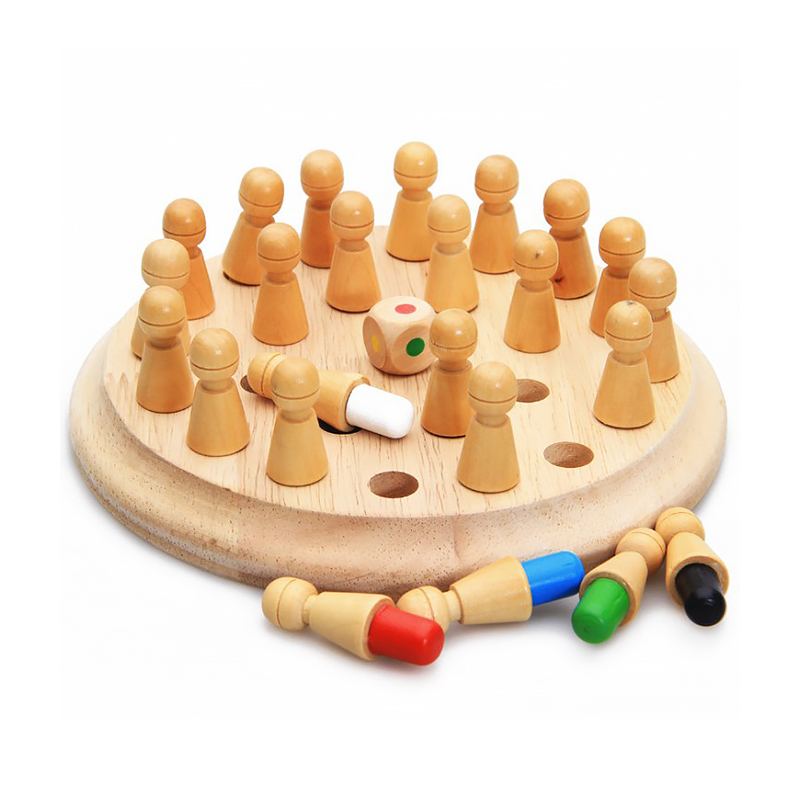 

Деревянная развивающая игра Lesko DL-002 Memory Chess для детей