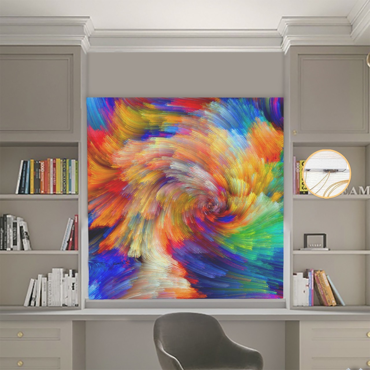 

Римские шторы DECOLIV Фотопечать Абстракции 00-095 Блэкаут 200*170 см