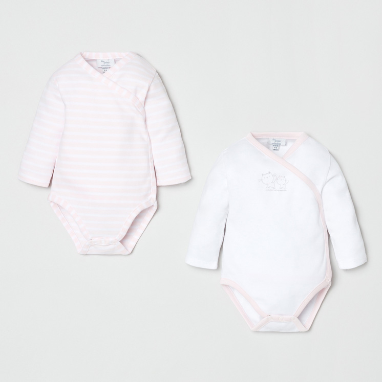 

Боди OVS 1323223-261 50 см 2 шт Pink
