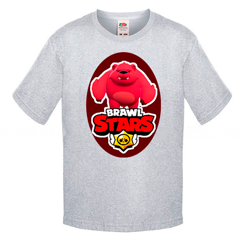 

Футболка Fruit of the Loom Brawl Stars Серый 140 см SB6BM140