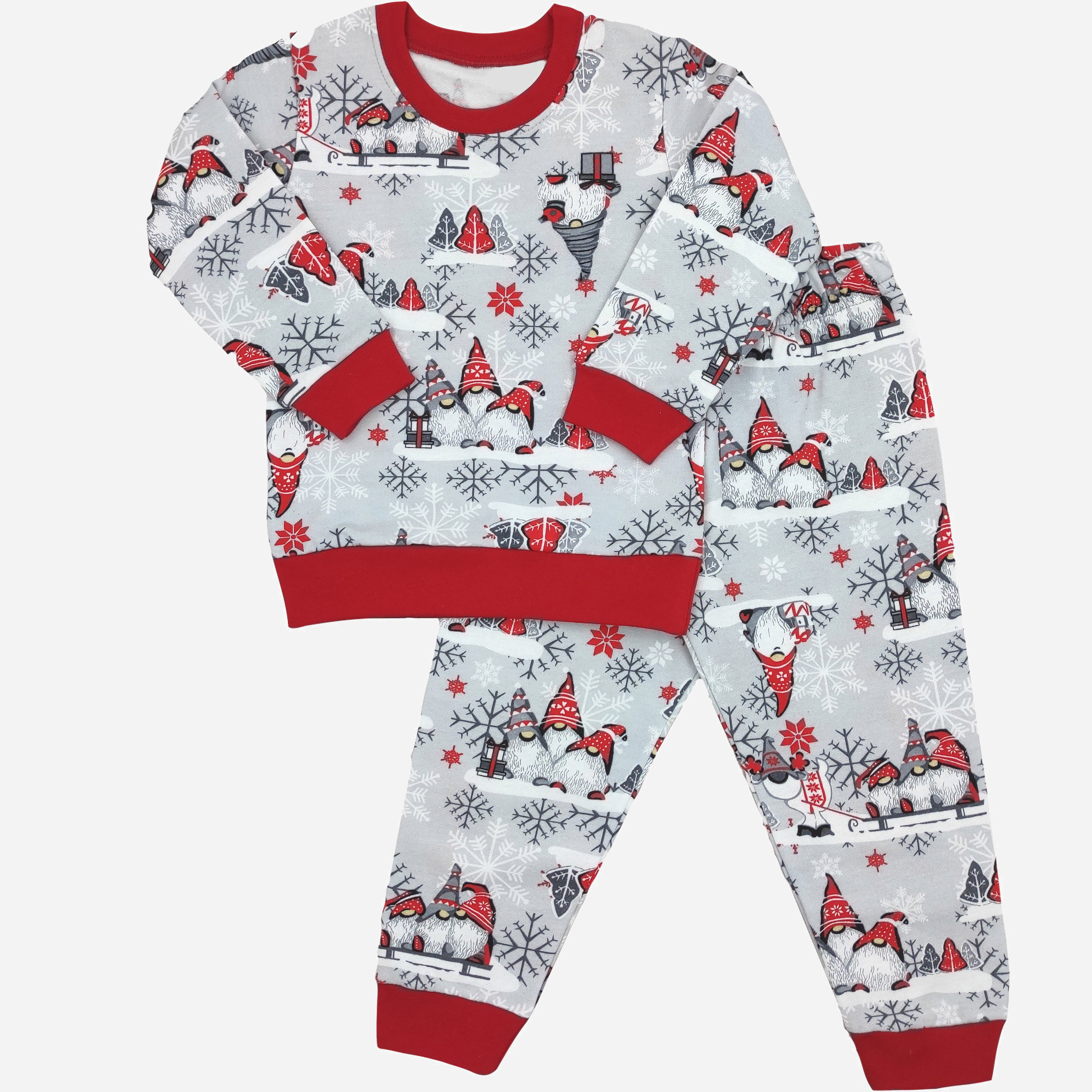 

Пижама (футболка с длинными рукавами + штаны) КЕНА 207843-Н29-13 134 см Красная