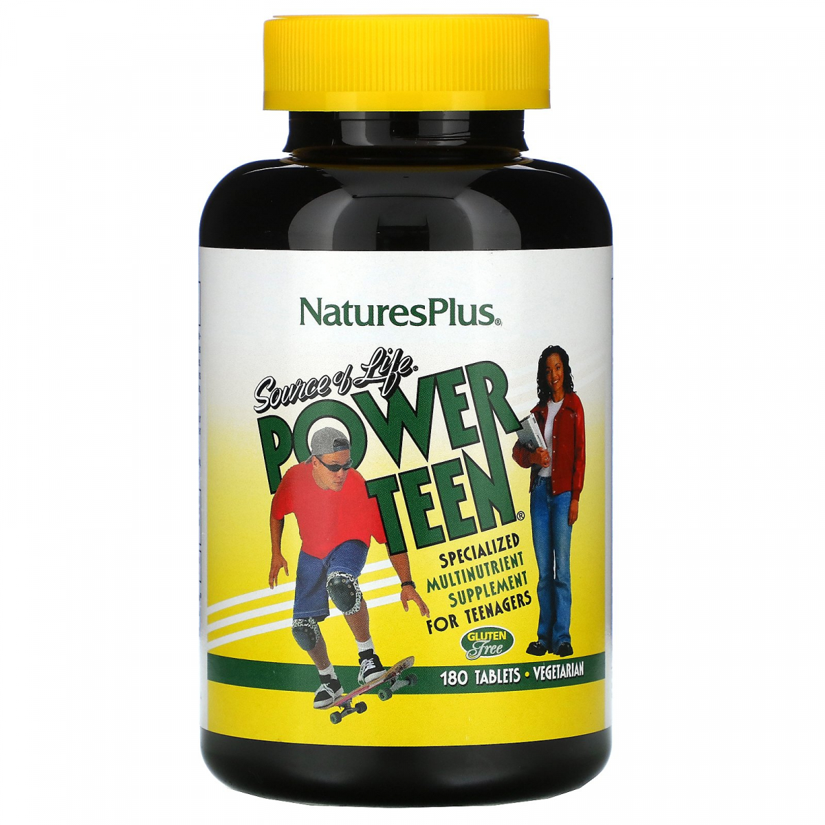

Мультивитамины для подростков Nature's Plus (Power Teen) 180 таблеток