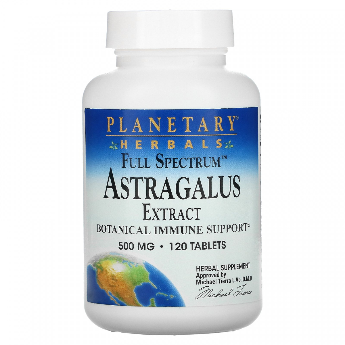 

Астрагал экстракт Planetary Herbals (Astragalus Extract) 500 мг 120 таблеток