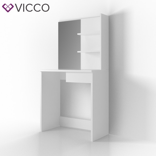 

Туалетный столик с зеркалом 75х140, Vicco Dekos, белый