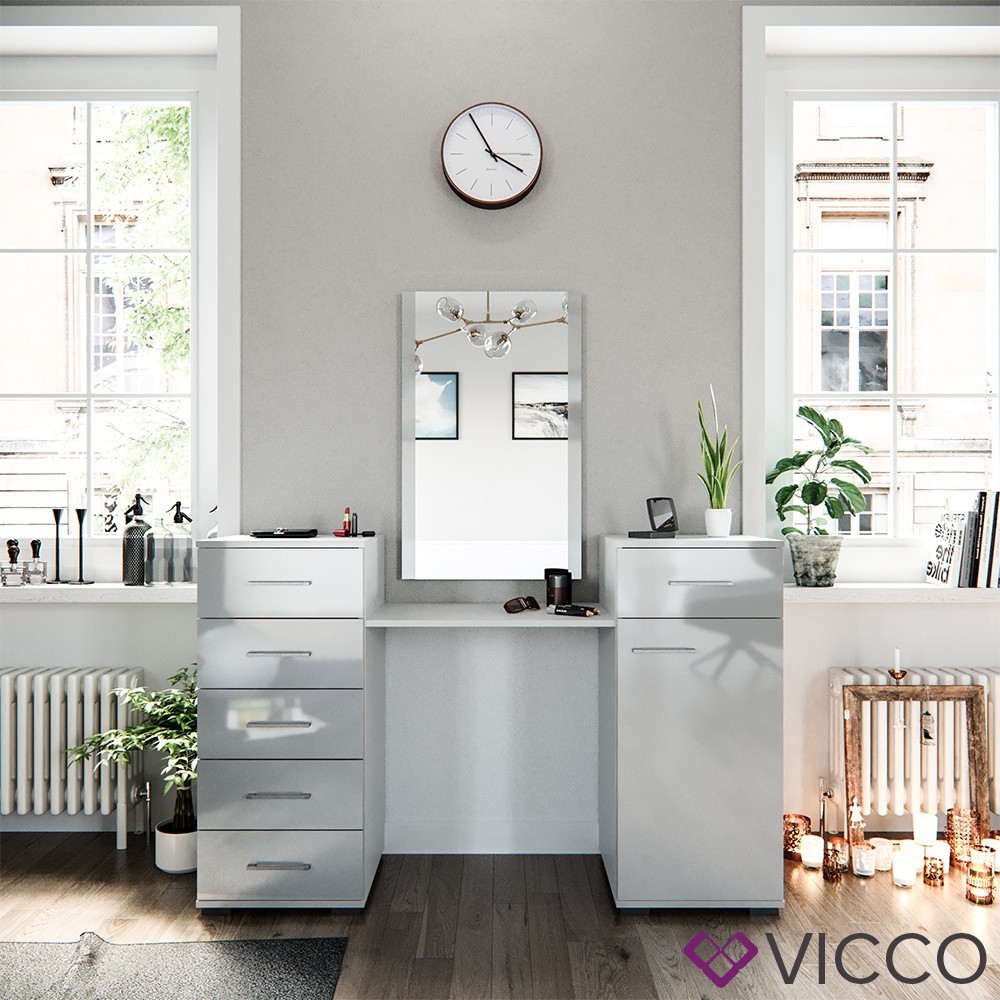 

Туалетный столик с зеркалом, Vicco Zoe, белый