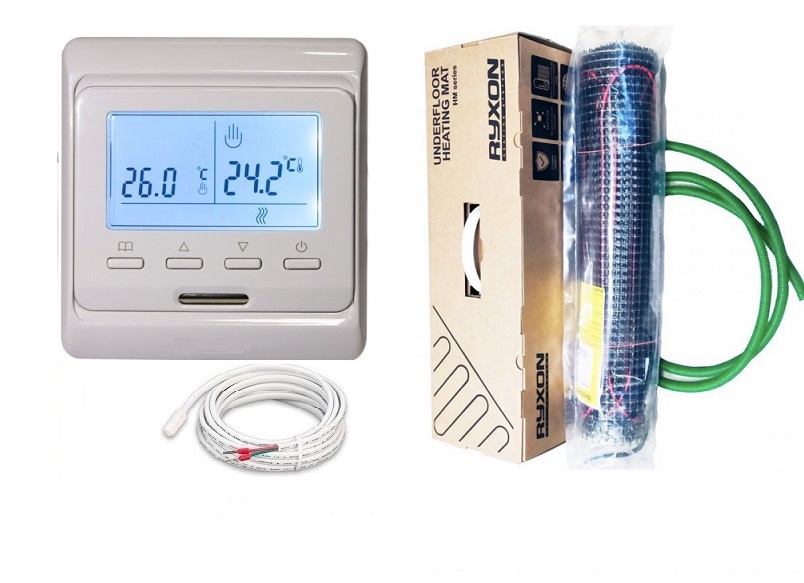 

Теплый пол Ryxon HM-200 двухжильный мат 1600 Вт 8 м2 с программируемым терморегулятором в комплекте (VIT998456)