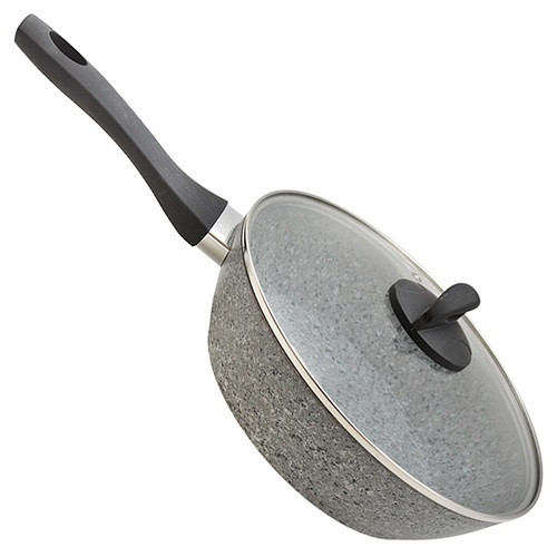 

Сковорода глубокая со стеклянной крышкой Stenson Granite 10333 28 см