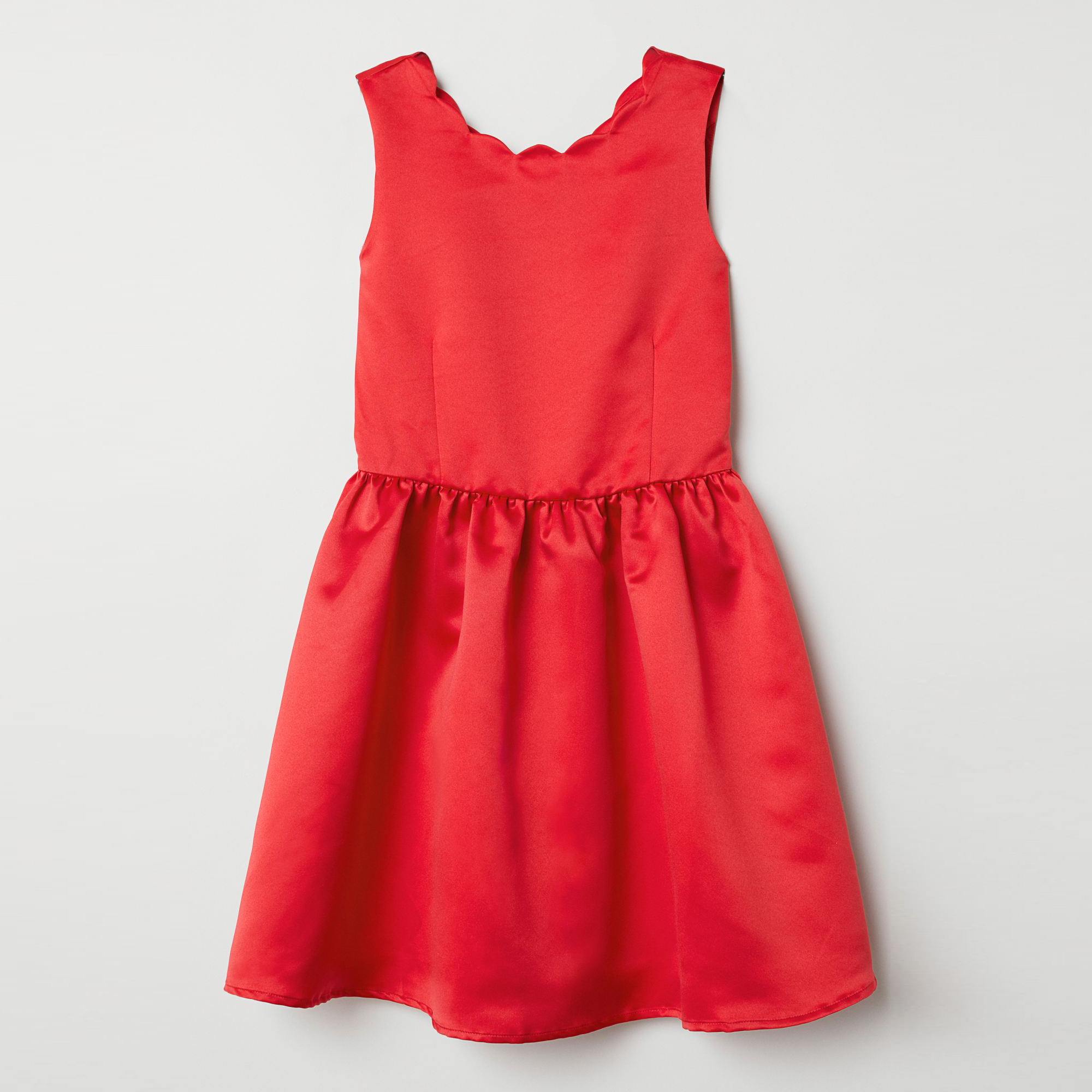 Акція на Підліткове літнє святкове плаття для дівчинки H&M 68986486 170 см Червоне від Rozetka