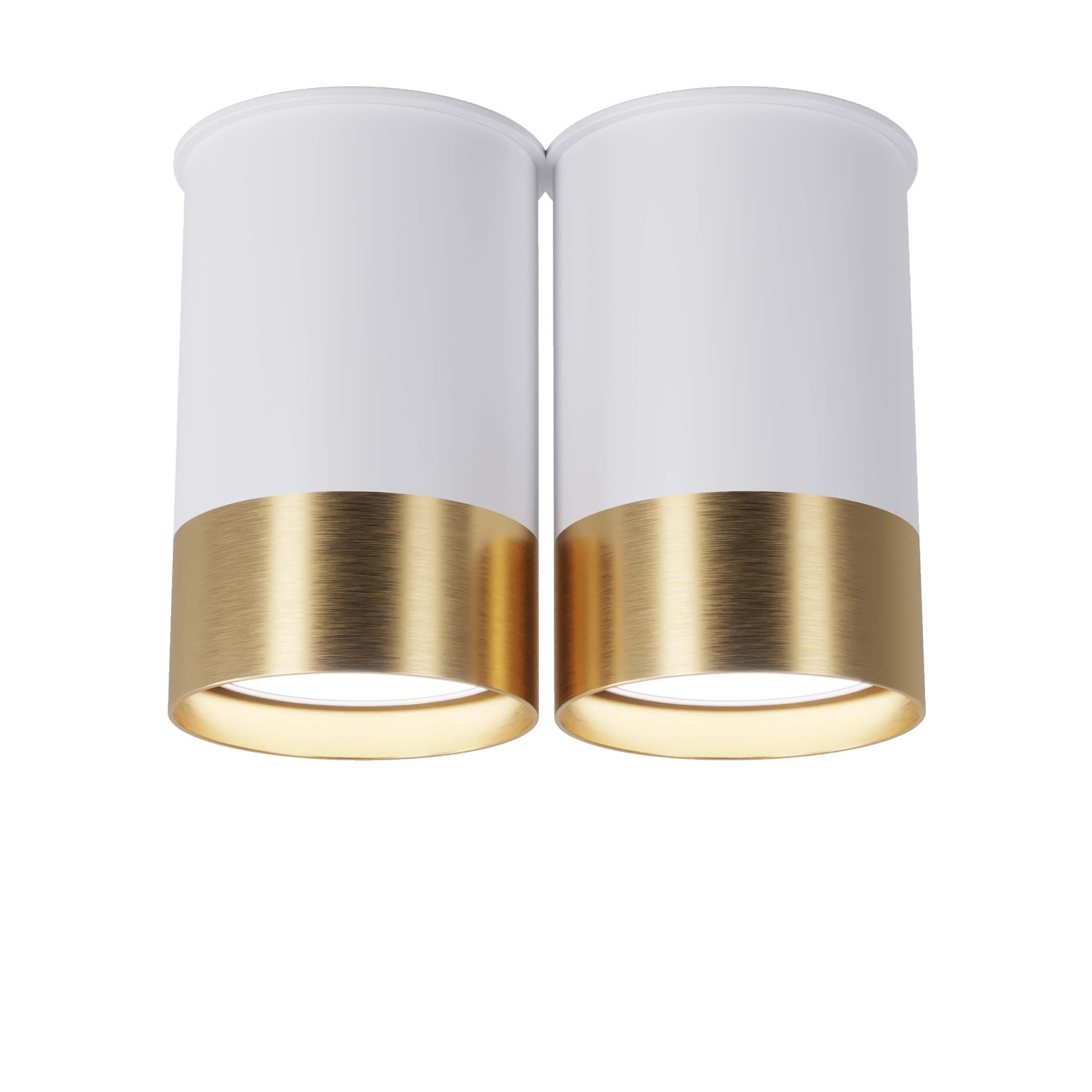 

Точечный спот PikArt BP Black / White Gold двойной, арт. 25595-3