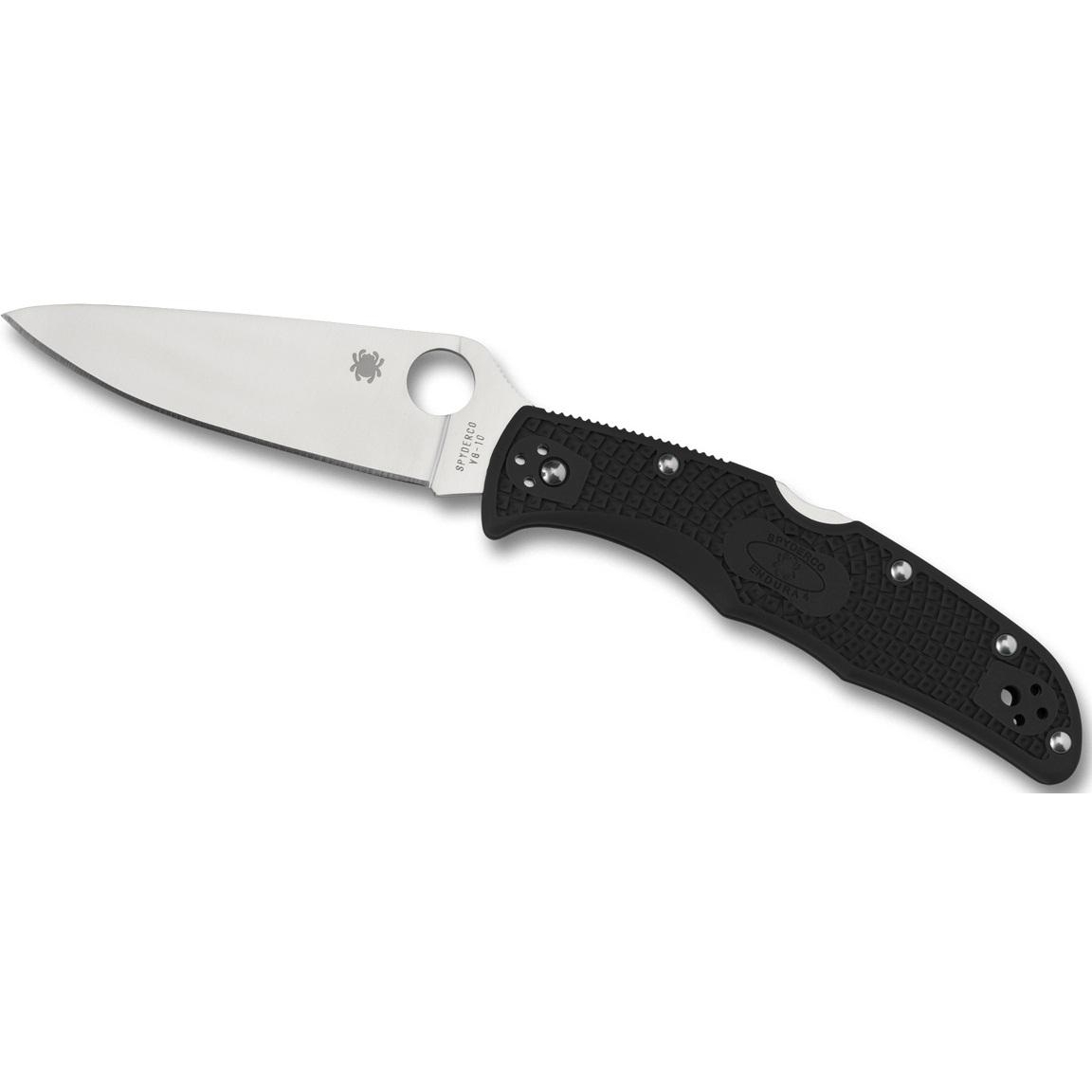 

Нож Spyderco Endura Black FRN, Flat Graund (C10FPBK)