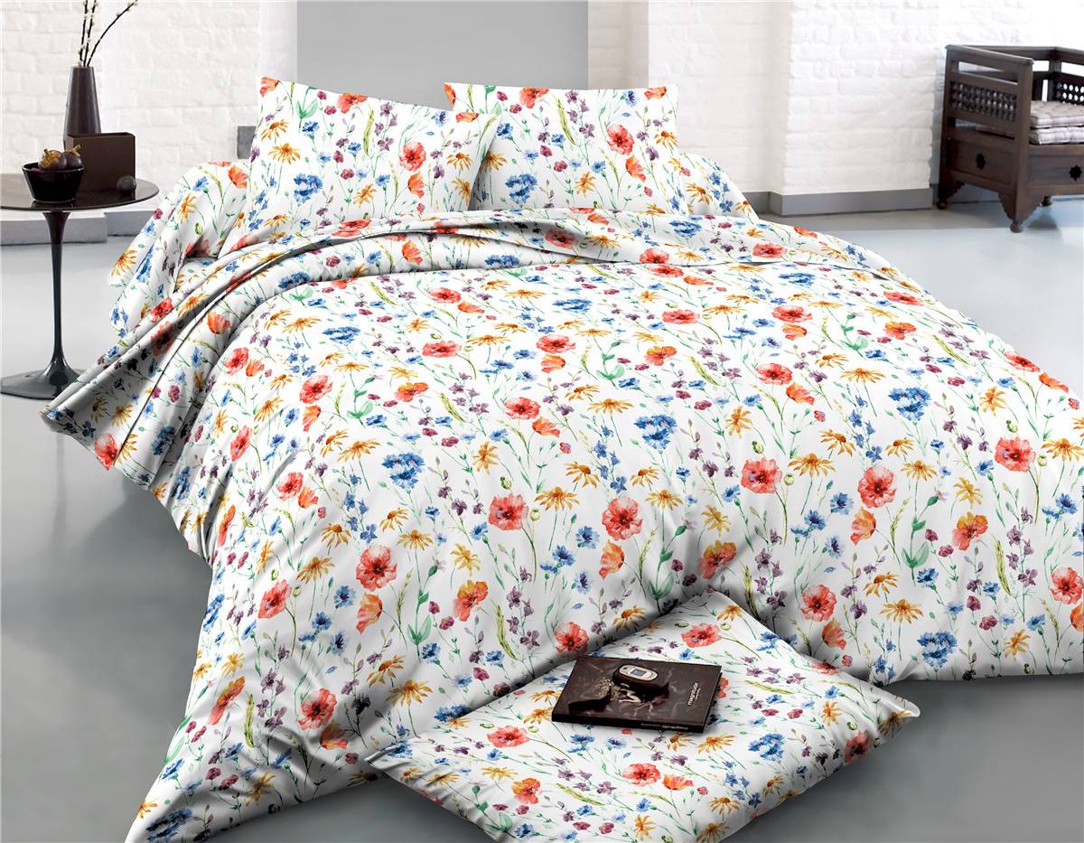 

Простынь MirSon Сатин 22-1273 Oleander 150х220 см