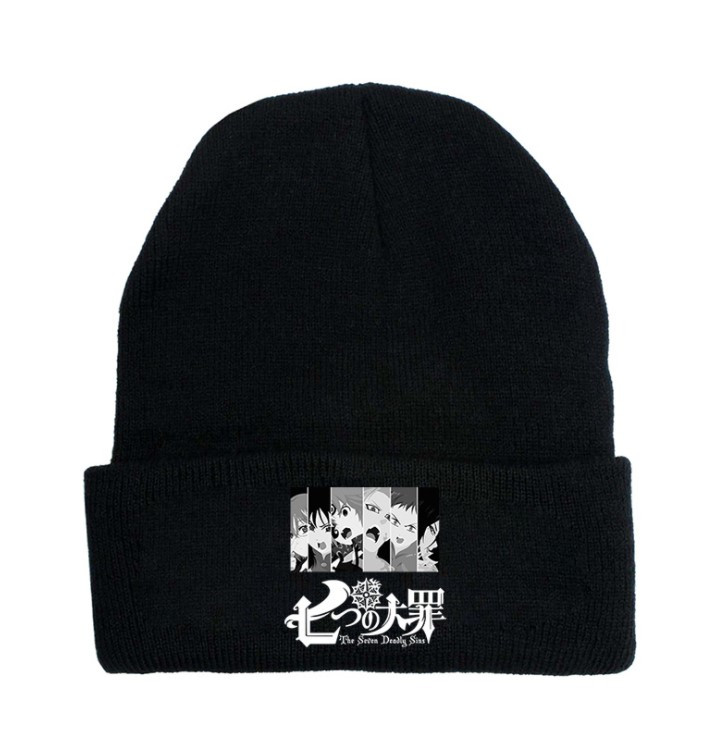 

Шапка Jsstore Семь Смертных Грехов, Наклейка Стиль 3 Черная