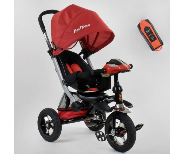 

Велосипед трехколесный Best Trike 698 фара с USB, Красный