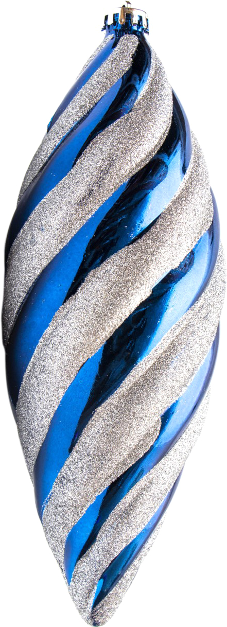 

Елочная игрушка Devilon Сосулька 30 см Синяя, серебристый, глянец, глиттер, пластик (891572) (5102682891572)