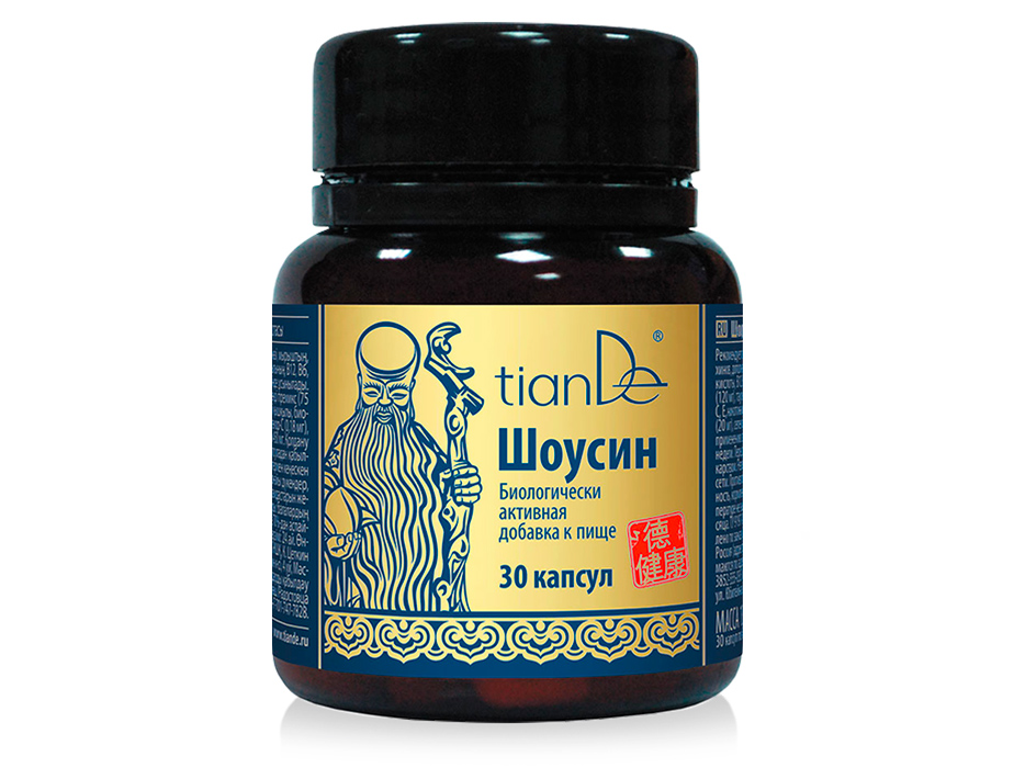 

Биологически активная добавка к пище «Шоусин» для активного долголетия TianDe Shawsing, 30шт (4603900000741)