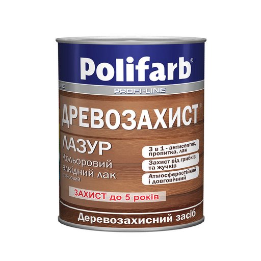 

Лазурь Polifarb орех 2,2 кг (11940754)