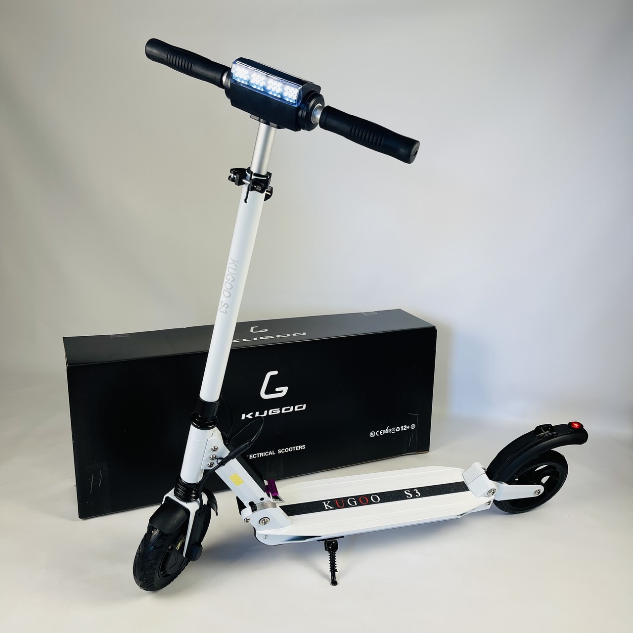 

Электросамокат Kugoo S3 Jilong Белый + сумка
