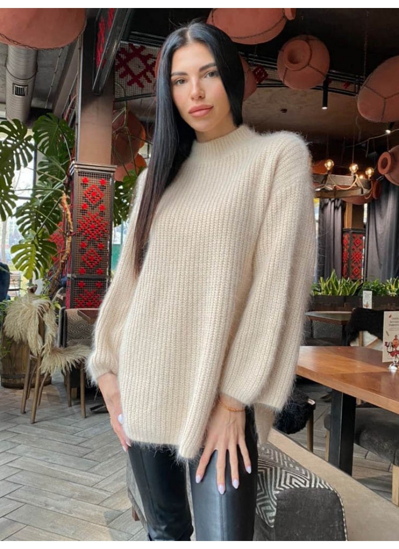 

Свитер вязанный 2507# Modern Boutique бежевый,  СВ2507, Свитер вязанный 2507# Modern Boutique бежевый, one size СВ2507