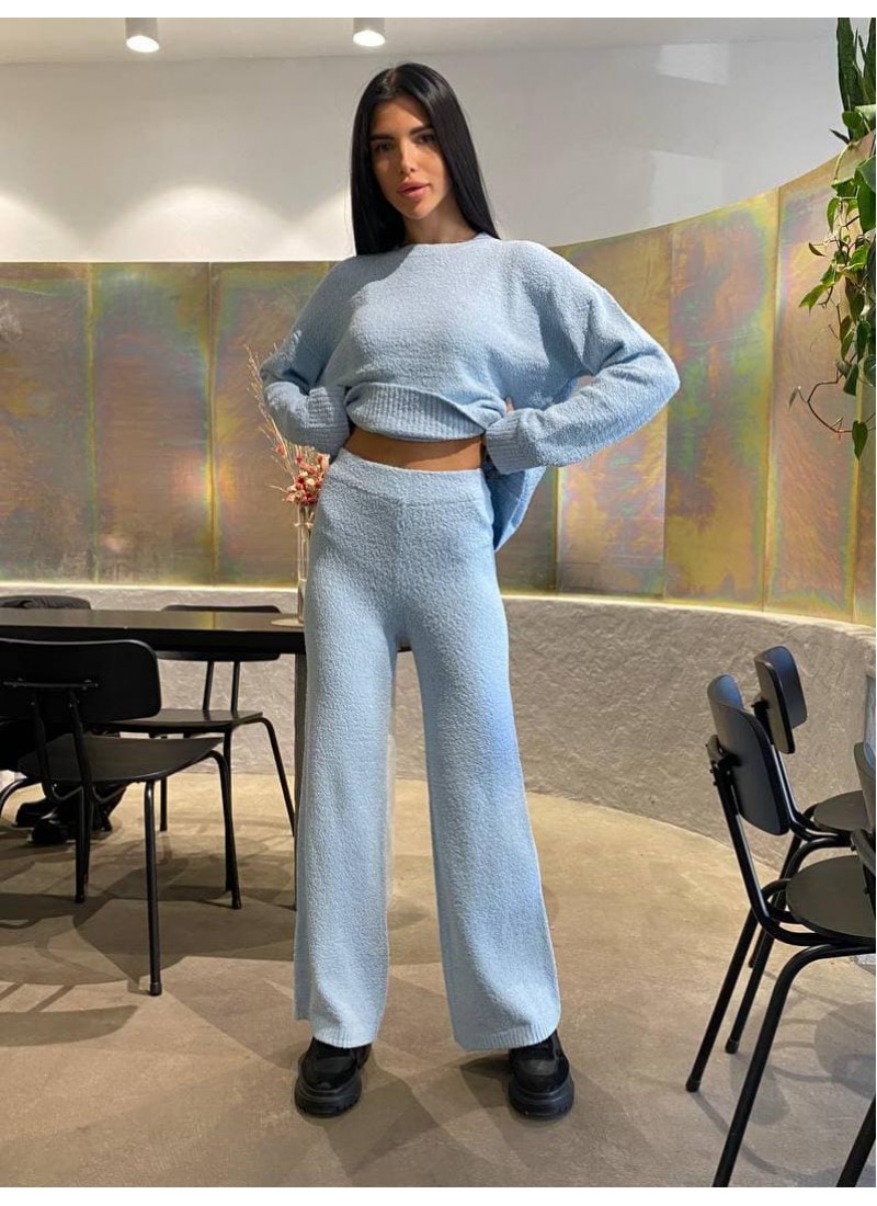 

Костюм женский мягкий махровый bala Modern Boutique голубой, S КО9027