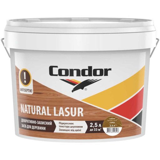 

Лазурь акриловая Condor Natural орех 2,5 л (11968173)