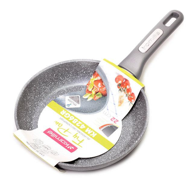 

Сковорода с гранитным антипригарным покрытием d=22 см Kamille KM-4286GR