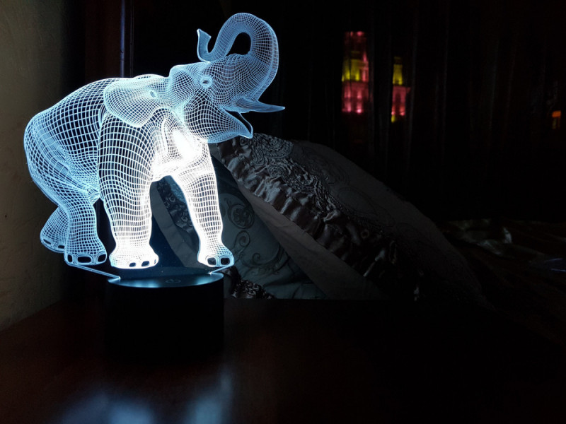 

3D светильник "Слон" 3DTOYSLAMP