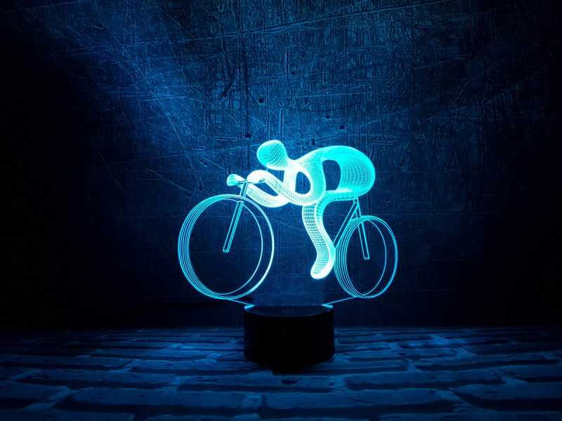 

Детский ночник - светильник "Велосипед 2" 3DTOYSLAMP