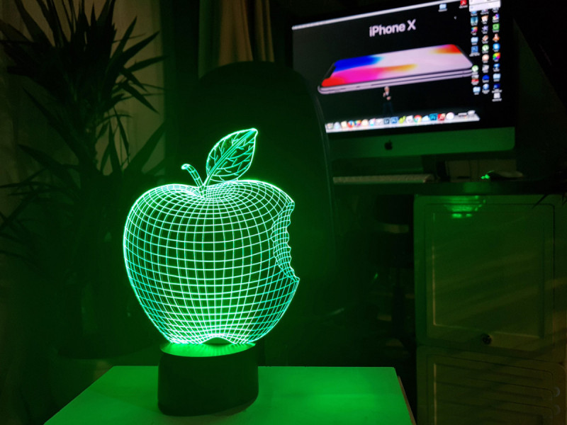 

Детский ночник - светильник "Apple" 3DTOYSLAMP