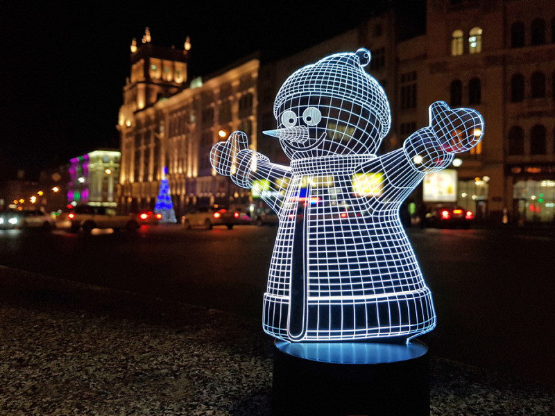 

Детский ночник - светильник "Снеговик" 3DTOYSLAMP