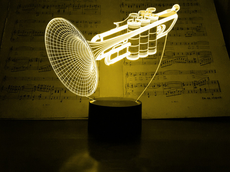 

Детский ночник - светильник "Труба" 3DTOYSLAMP