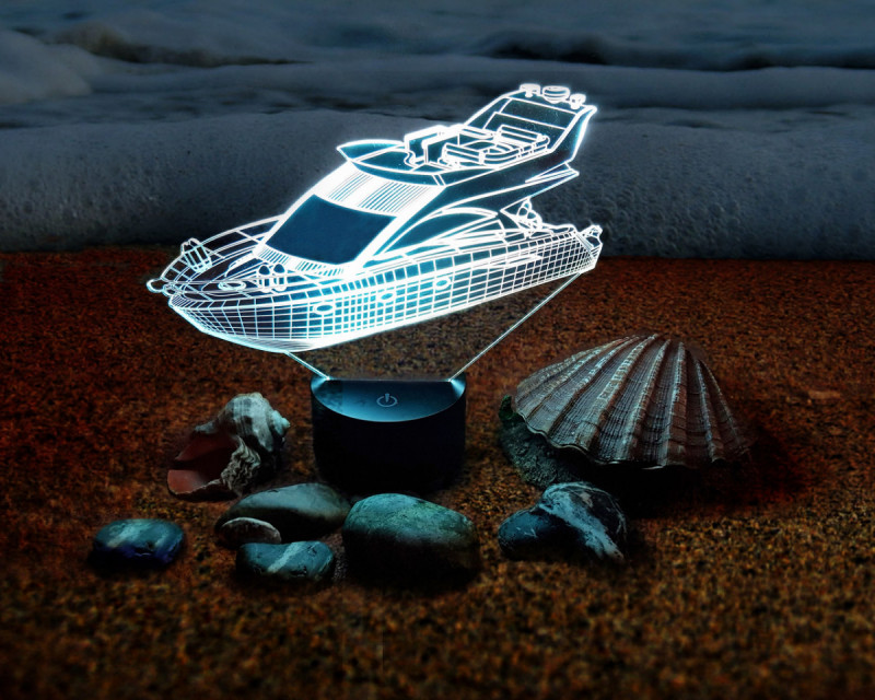 

3D светильник "Яхта" 3DTOYSLAMP
