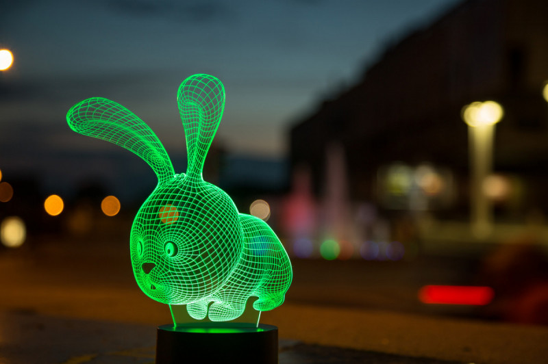 

Детский ночник "Кролик" 3DTOYSLAMP