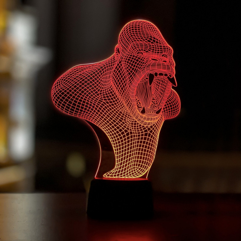 

3D ночник "Горила" 3DTOYSLAMP