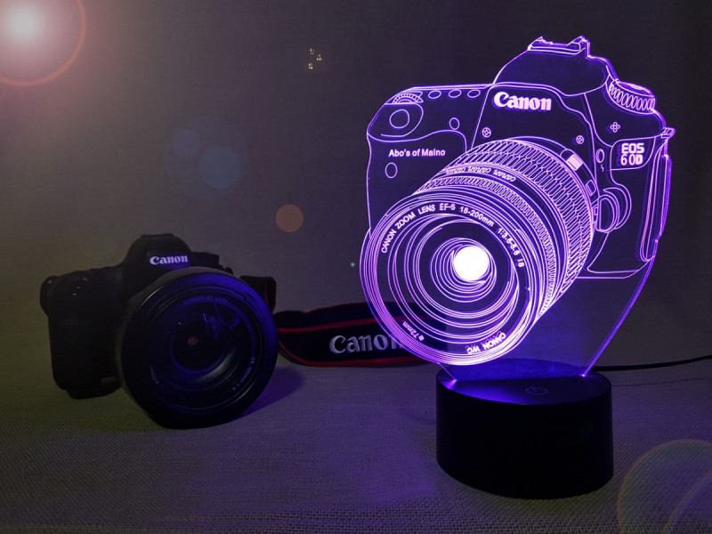 

Детский ночник - светильник "Фотоаппарат" 3DTOYSLAMP