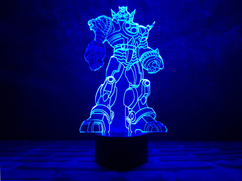 

Детский ночник - светильник "Трансформер" 3DTOYSLAMP