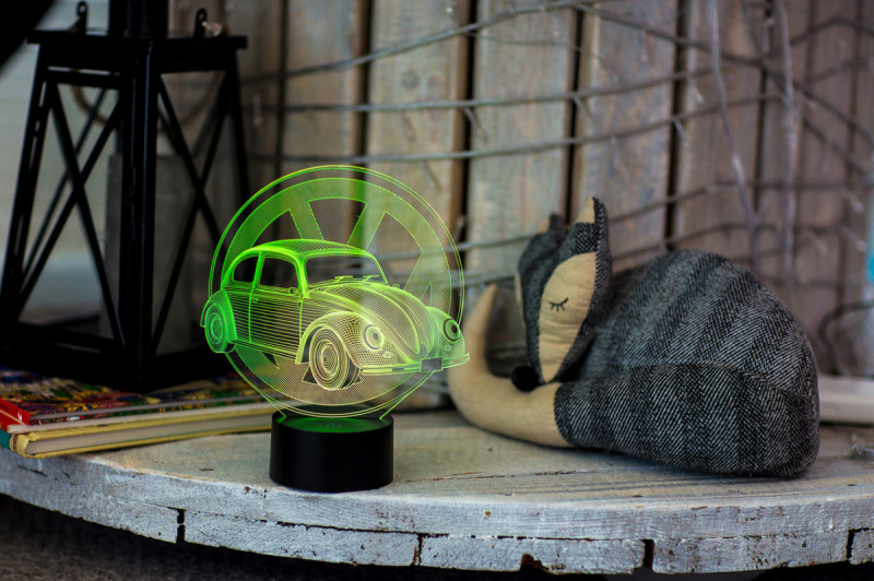 

3D светильник ночник "Автомобиль 27" 3DTOYSLAMP