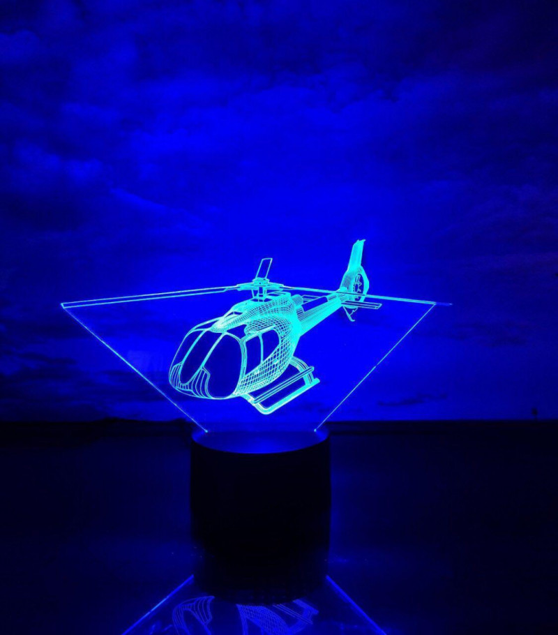 

Детский ночник -светильник "Вертолет 4" 3DTOYSLAMP