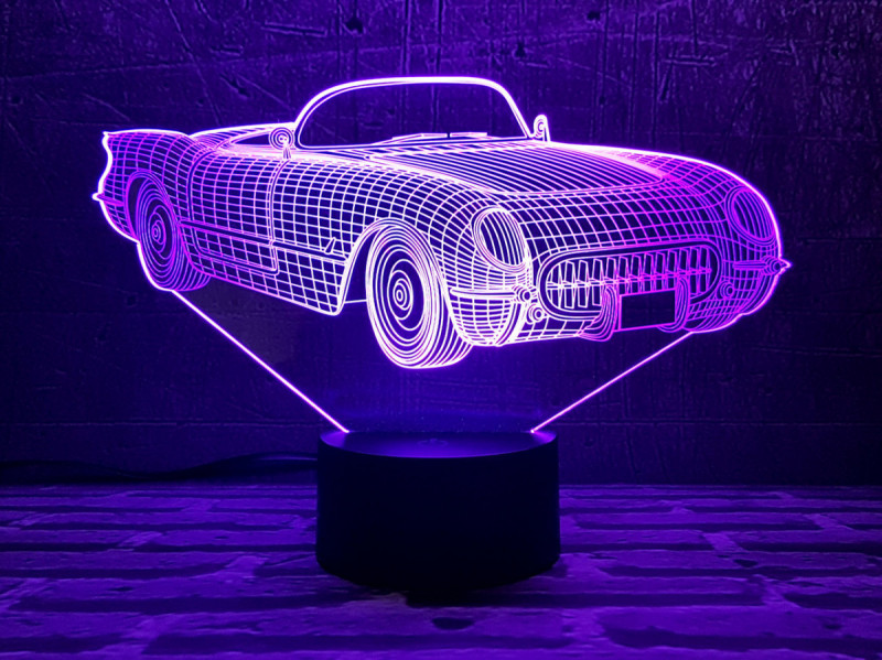 

Детский ночник - светильник "Автомобиль 23" 3DTOYSLAMP