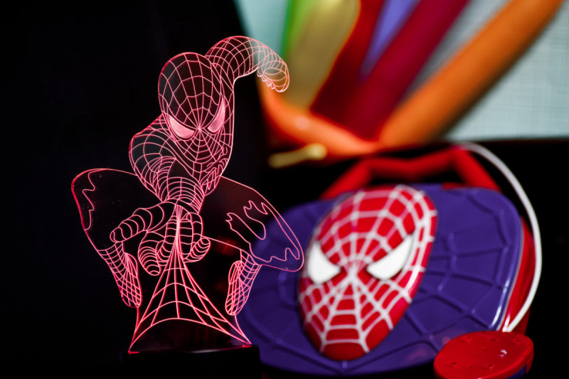 

Детский Ночник "Человек-паук" 3DTOYSLAMP
