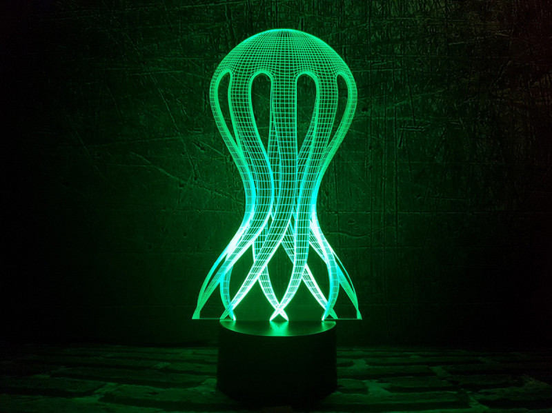 

Детский ночник - светильник "Медуза" 3DTOYSLAMP
