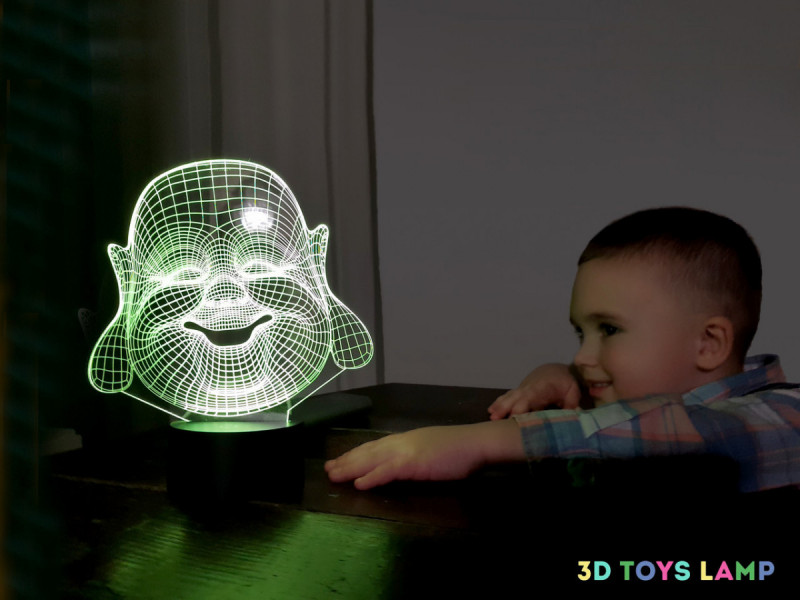 

3D ночник "Хотей" 3DTOYSLAMP