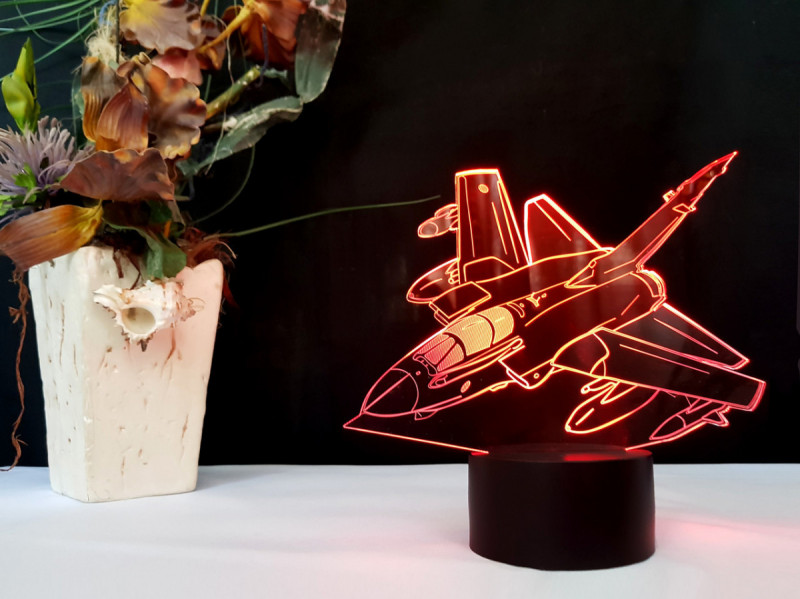 

Детский ночник -светильник "Самолет 5 " 3DTOYSLAMP