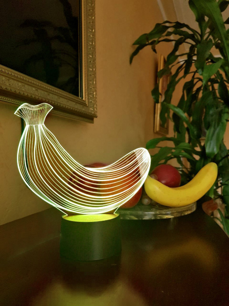 

Детский 3D светильник 3DTOYSLAMP Банан