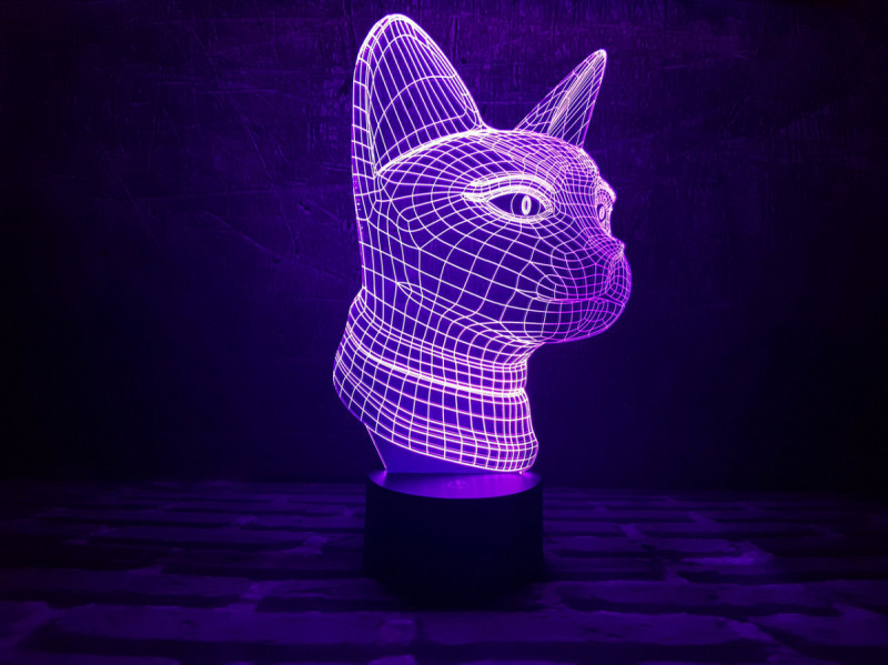 

Сменная пластина для 3D ламп "Кошечка" 3DTOYSLAMP