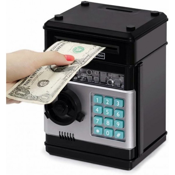 

Электронная копилка Number Bank сейф c кодовым замком для монет и купюр (1118-z)