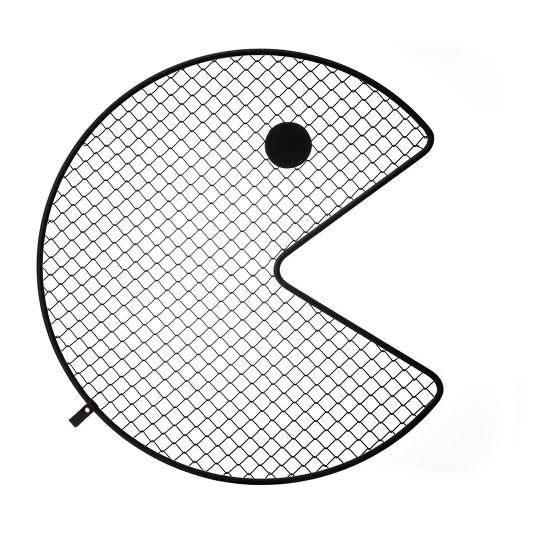 

Настенный декор мудборд Pacman coverdesign черный матовый