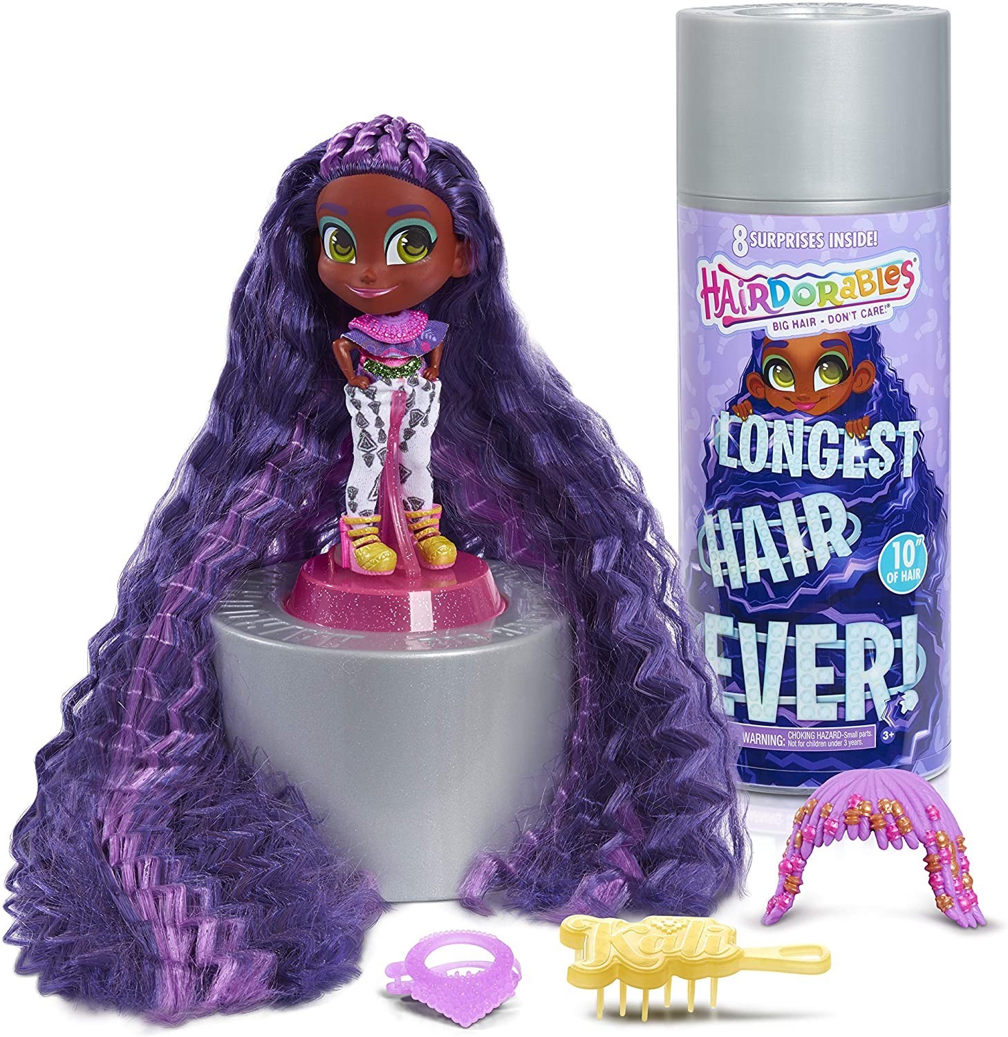 

Кукла Hairdorables Хэрдораблс серии Longest Hair Kali Самые длинные волосы Кали