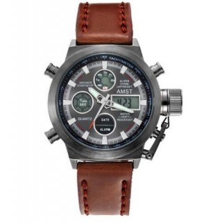

Мужские наручные часы AMST 3003A Black-Brown Wristband