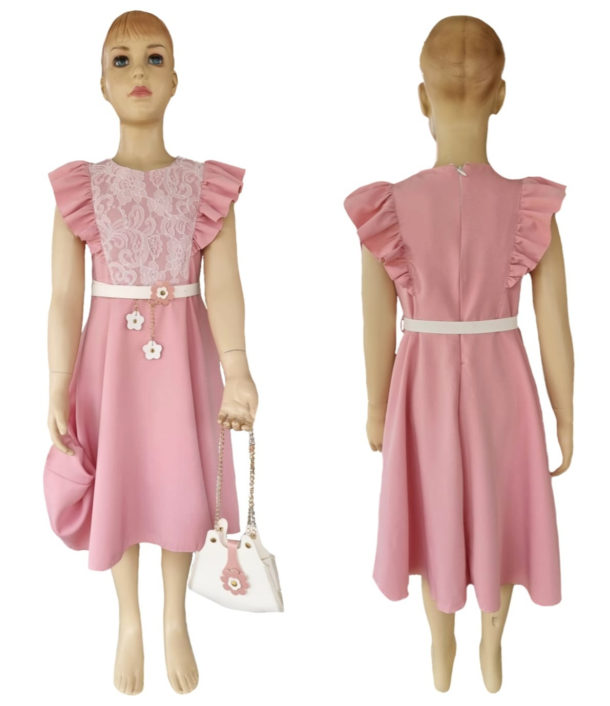

Нарядное платье для девочки Senkiz Kids-777 р. 128 см Розовый