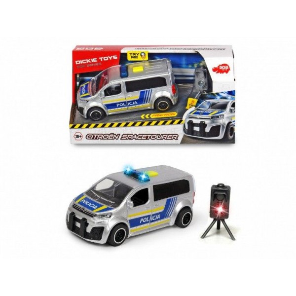

Детский автомобиль Dickie Toys SOS. Полиция с радаром со звуковыми и световыми
